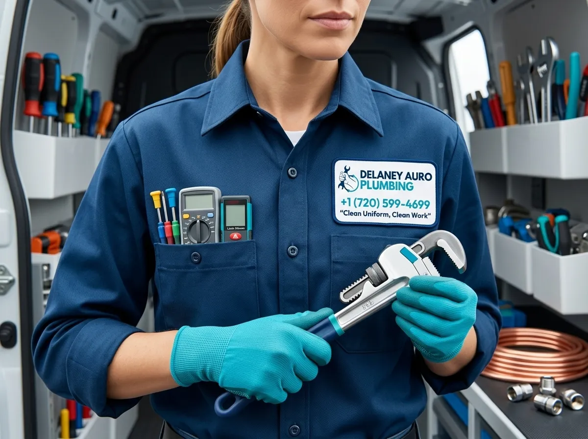 Professional Tools and Clean Workmanship - DeLaney Auro Plumbing Aurora CO